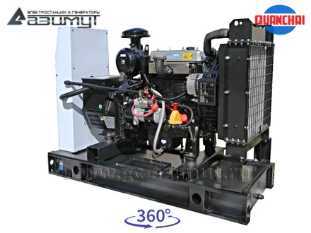 Однофазный дизель генератор <br>8 кВт (220 В) Quanchai <br>АД-8С-230-1РM5