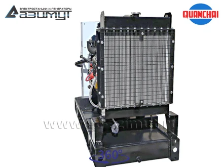 Однофазный дизель генератор <br>8 кВт (220 В) с автозапуском <br>Quanchai АД-8С-230-2РM5