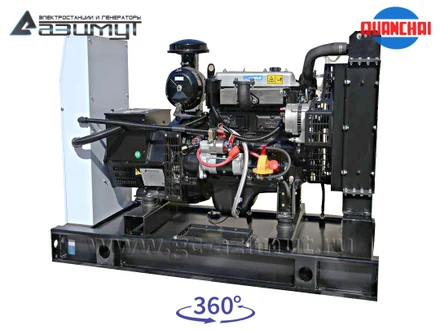 Однофазный дизель генератор <br>8 кВт (220 В) с автозапуском <br>Quanchai АД-8С-230-2РM5