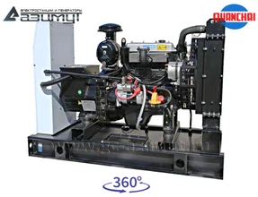 Однофазный дизель генератор <br>8 кВт (220 В) с автозапуском <br>Quanchai АД-8С-230-2РM5
