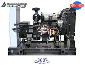 Однофазный дизель генератор <br>8 кВт (220 В) с автозапуском <br>Quanchai АД-8С-230-2РM5