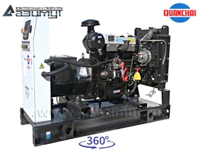 Трехфазный дизельный генератор 10 кВт Quanchai АД-10С-Т400-1РМ5