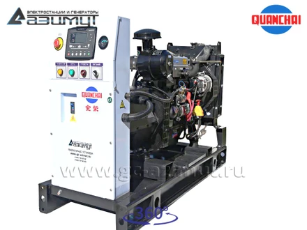 Трехфазный дизельный генератор 10 кВт (380 В) серии «Проф» Quanchai <br>АД-10С-Т400-1РM5 (1500 об/мин)