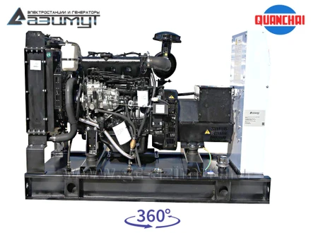 Трехфазный дизельный генератор 10 кВт (380 В) серии «Проф» Quanchai <br>АД-10С-Т400-1РM5 (1500 об/мин)