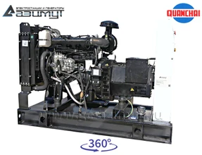 Трехфазный дизельный генератор 10 кВт (380 В) с автозапуском серии «Проф» Quanchai <br>АД-10С-Т400-2РM5 (1500 об/мин)