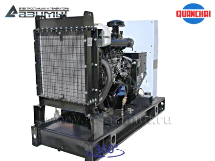 Однофазный дизельный генератор 10 кВт (220 В) серии «Проф» Quanchai <br>АД-10С-230-1РM5 (1500 об/мин)