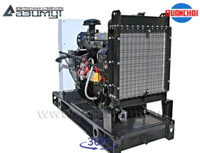 Однофазный дизельный генератор 10 кВт (220 В) серии «Проф» Quanchai <br>АД-10С-230-1РM5 (1500 об/мин)