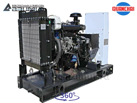 Однофазный дизельный генератор 10 кВт (220 В) серии «Проф» Quanchai <br>АД-10С-230-1РM5 (1500 об/мин)
