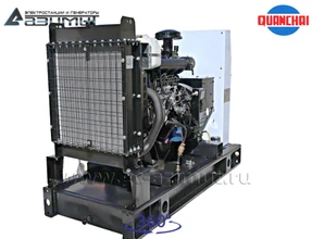 Однофазный дизельный генератор 10 кВт (220 В) с автозапуском серии «Проф» Quanchai АД-10С-230-2РM5