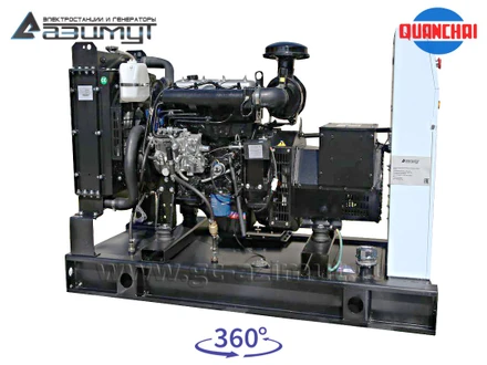 Однофазный дизельный генератор 10 кВт (220 В) с автозапуском серии «Проф» Quanchai АД-10С-230-2РM5