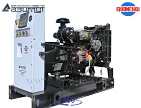 Однофазный дизельный генератор 12 кВт с АВР Quanchai АД-12С-230-2РМ5