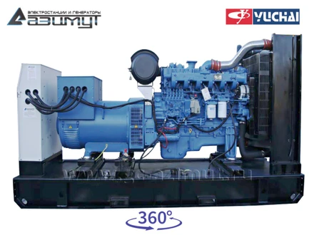 Дизельный генератор 250 кВт Yuchai АД-250С-Т400-1РМ26