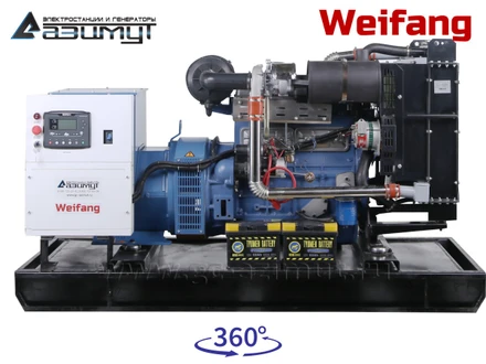 Дизельный генератор 50 кВт Weifang АД-50С-Т400-2РМ10 с АВР