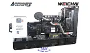 Дизельный генератор 400 кВт Weichai открытый на раме